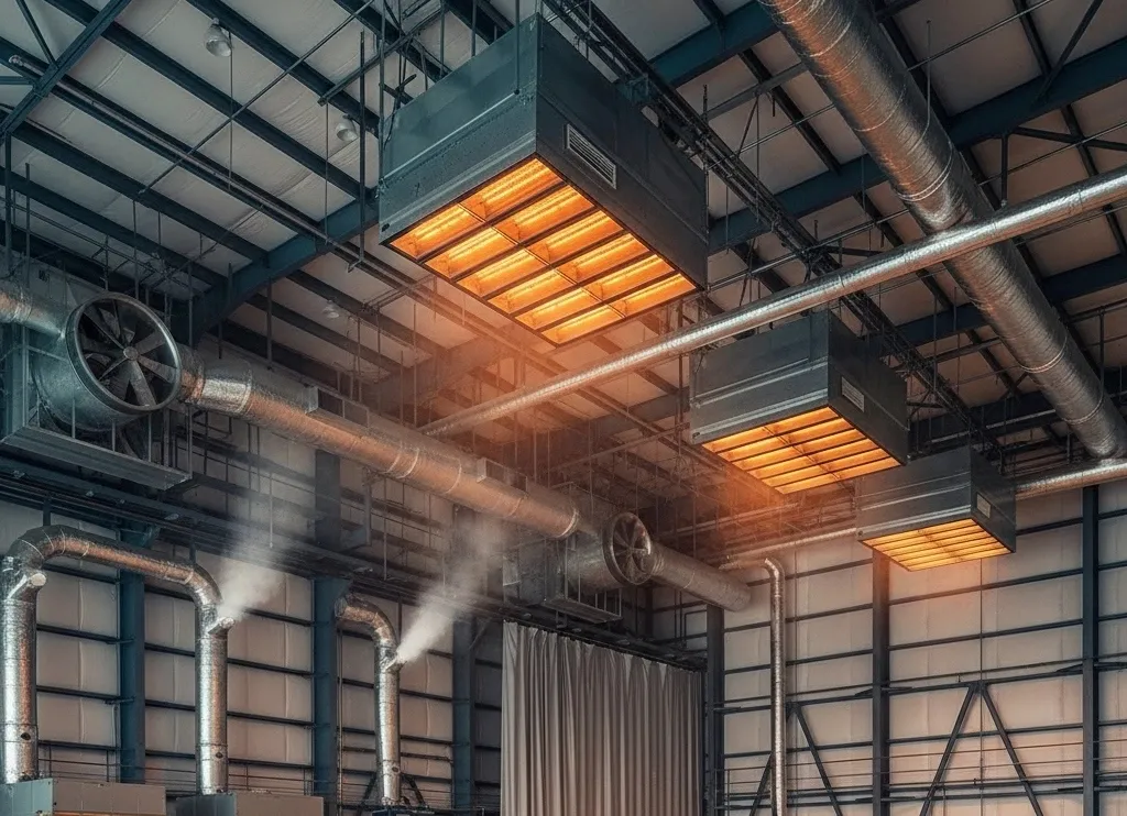 фото Чем отопить ангар