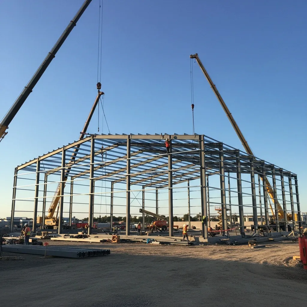 фото Какая скорость постройки ангара