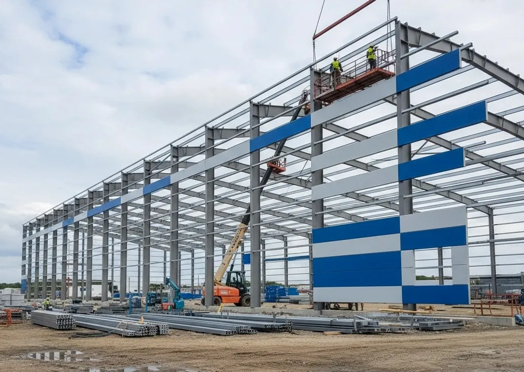 фото Стоимость ангара из сэндвич панелей